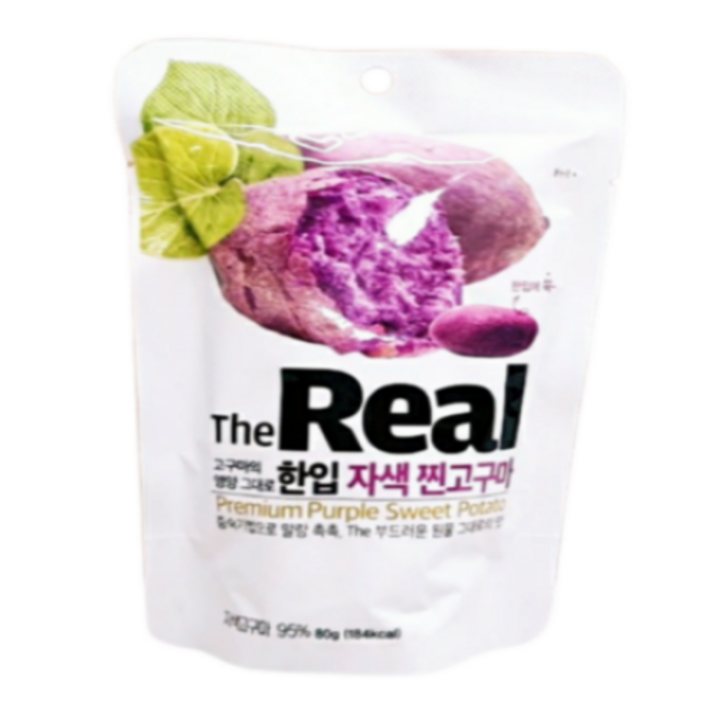 리치팜너트 한입 자색 찐고구마, 80g, 10개
