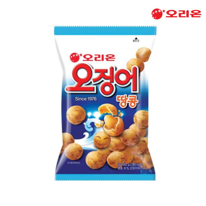 오징어땅콩, 202g, 6개