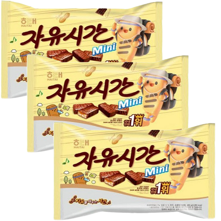 자유시간 미니, 480g, 3개