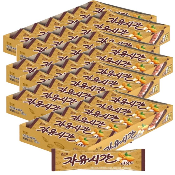 자유시간 아몬드 초코바, 36g, 72개