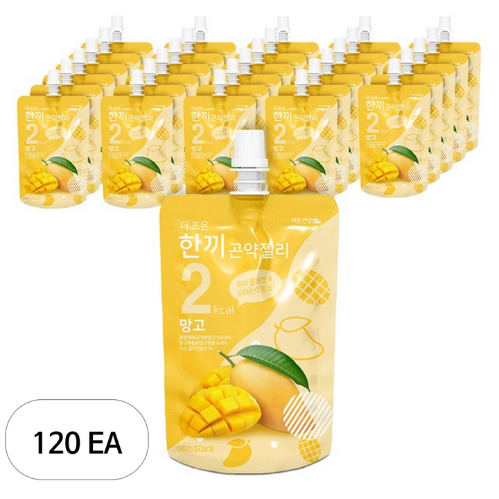 더존건강 더 조은 한끼곤약젤리 망고, 150g, 120개