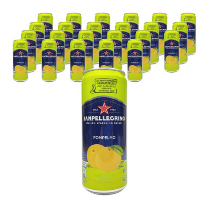 산펠레그리노 폼 펠모 자몽캔, 330ml, 24개