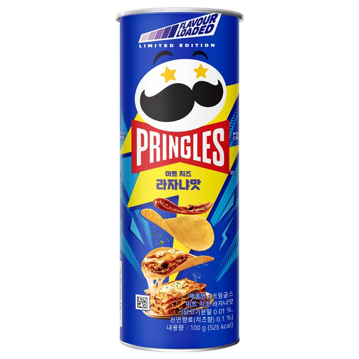 프링글스 미트 치즈 라자냐맛, 100g, 12개
