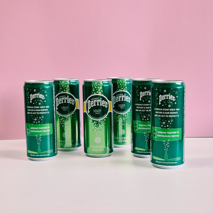 페리에 탄산수 플레인 캔, 24개, 330ml