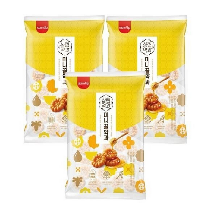 삼립 미니 꿀약과, 140g, 3개