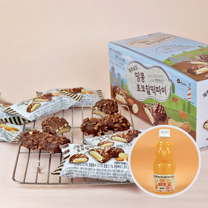 제주 우도땅콩 초코 찰떡파이, 1개, 720g