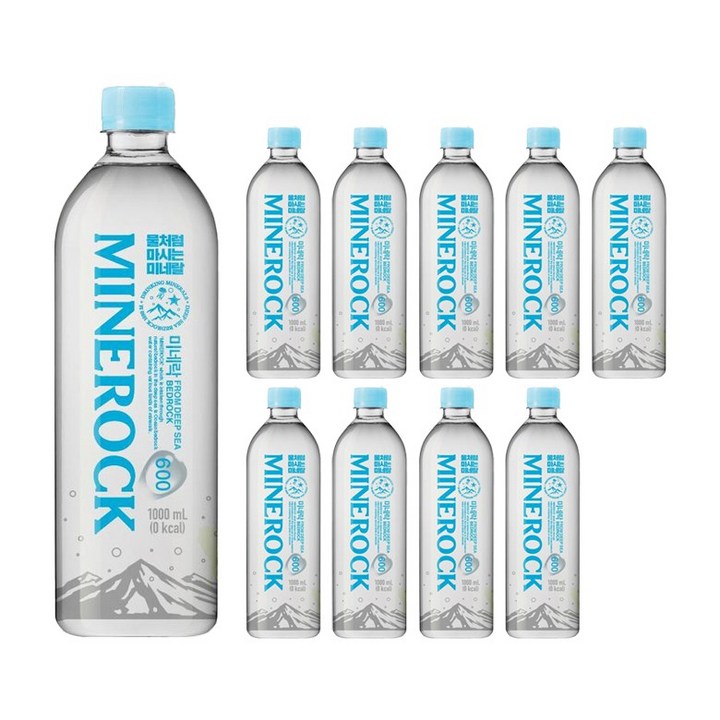 스마트 물처럼 마시는 미네랄 미네락600 1000ml, 10개, 1L