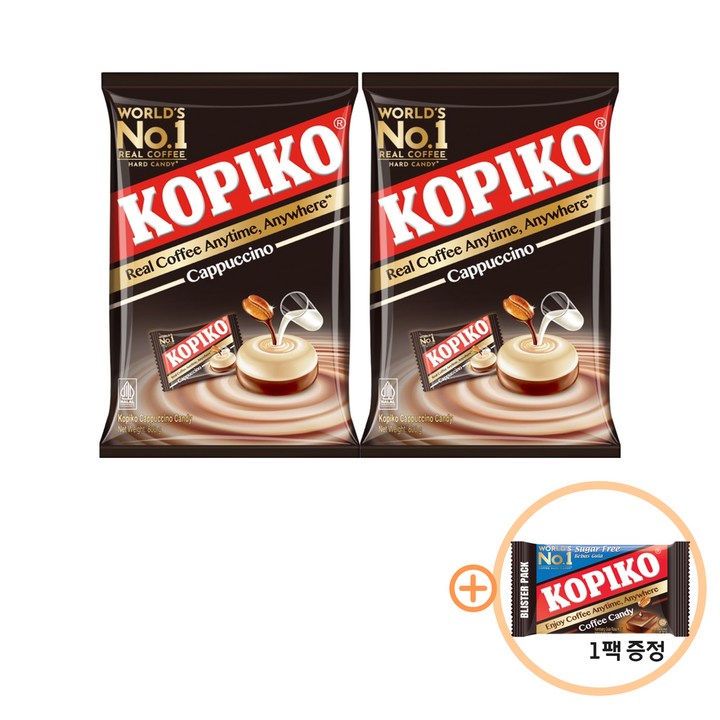 코피코 카푸치노 캔디, 800g, 2개