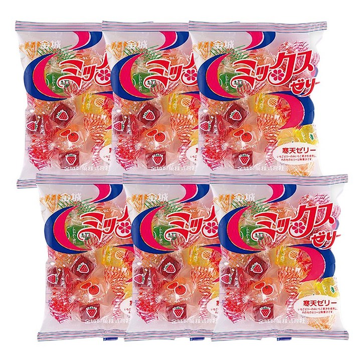 킨조제과 믹스젤리, 115g, 6개