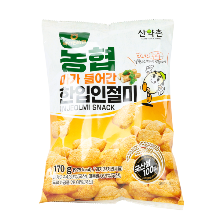 북안동농협 산약촌 마가들어간 한입인절미, 1개, 170g