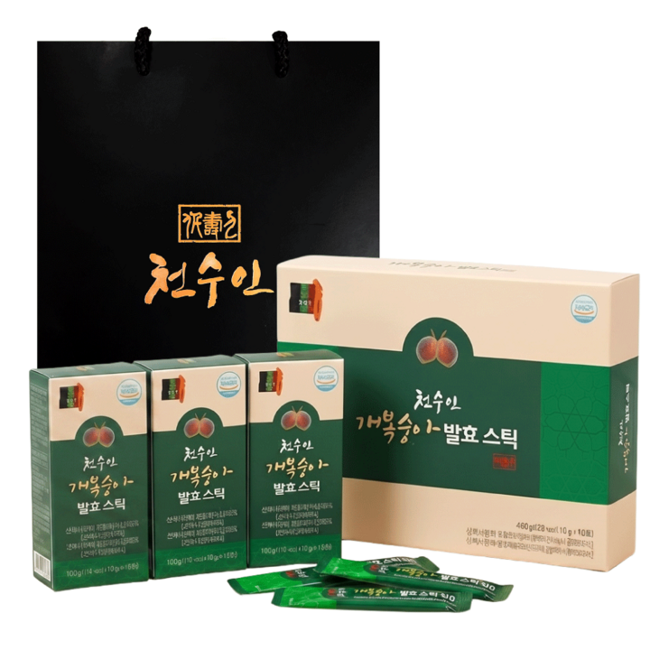 개복숭아 발효 스틱 돌복숭아 발효액, 15g, 30개