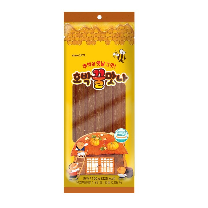 한진식품 호박꿀맛나, 100g, 4개
