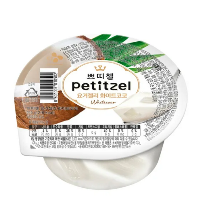 쁘띠첼 요거젤리 화이트코코, 210g, 2개