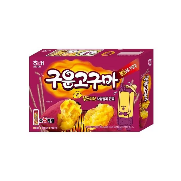 해태제과 구운고구마, 135g, 6개