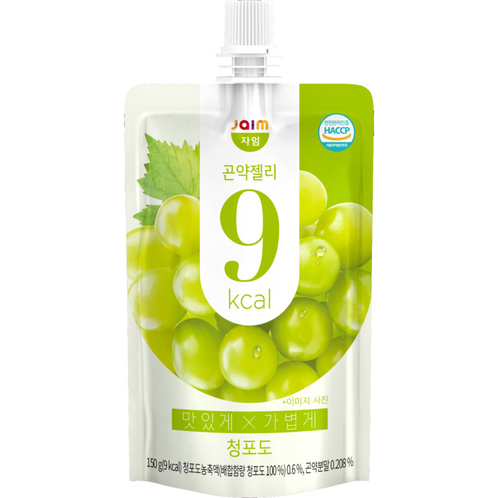 자임 곤약젤리 청포도, 150g, 10개