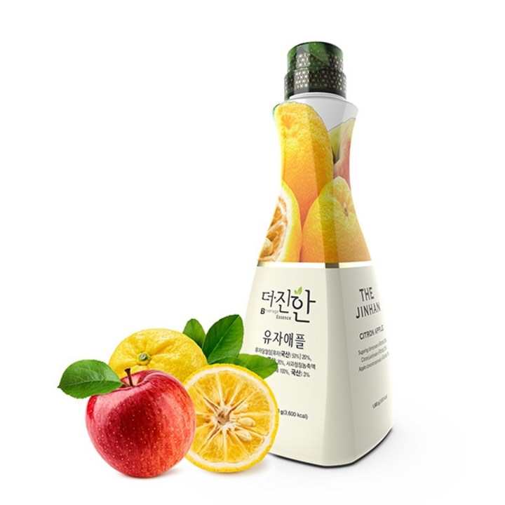 웰파인 더진한 유자애플 농축액, 1.5kg, 2개