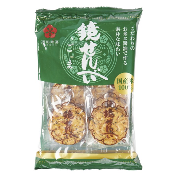 Sakata rice confectionery 카가미 센베이 참깨 10개입, 1개, 110g
