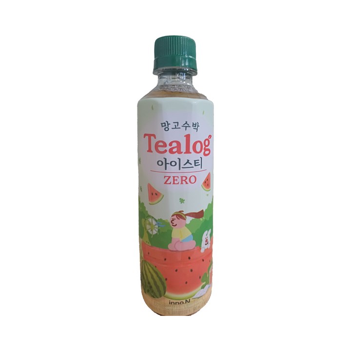 티로그 제로 망고수박 아이스티, 24개, 500ml
