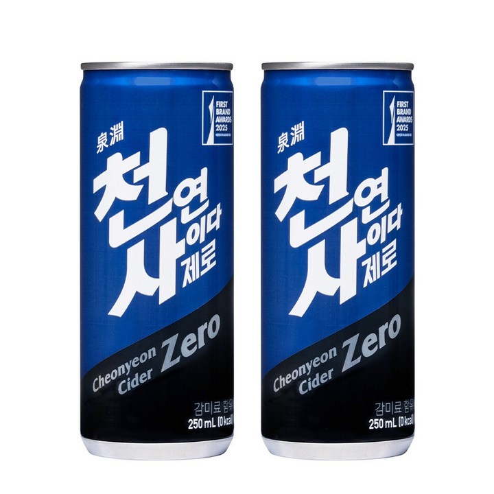천연사이다 제로, 250ml, 30개