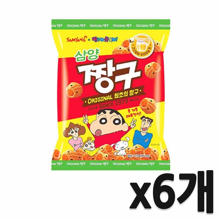 삼양 짱구, 115g, 6개