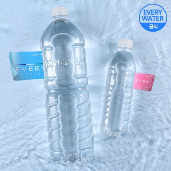 포천음료 에브리워터 생수 랜덤발송, 500ml, 60개