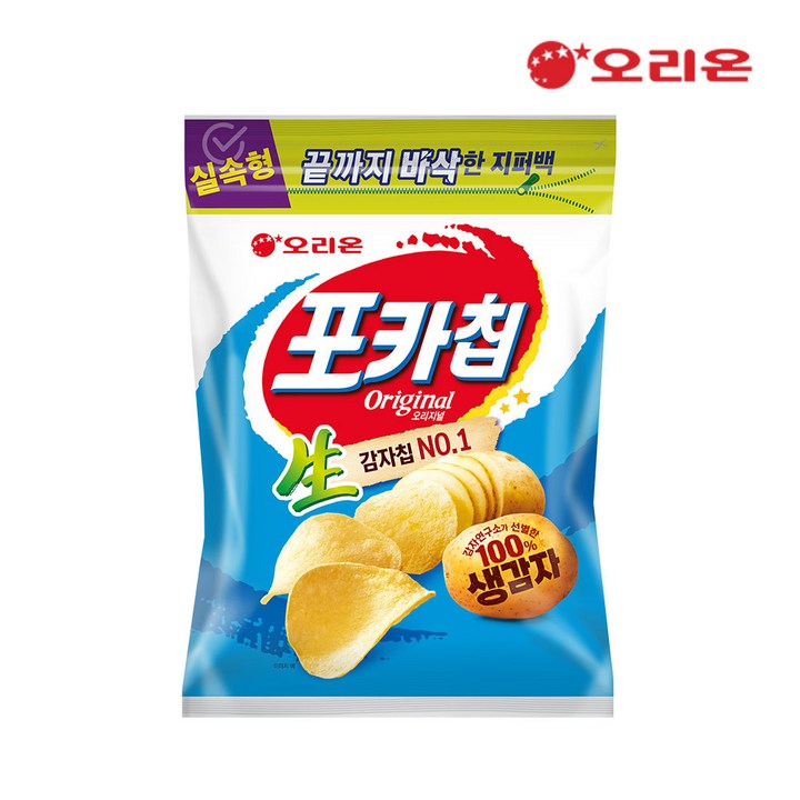 오리온 포카칩 오리지널, 266g, 2개