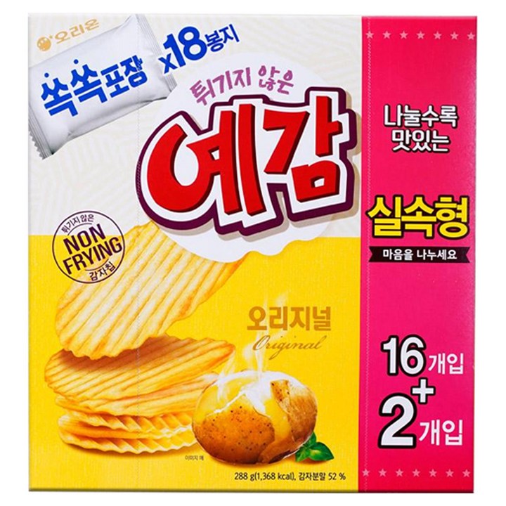 오리온 예감 오리지널 실속형, 288g, 3개