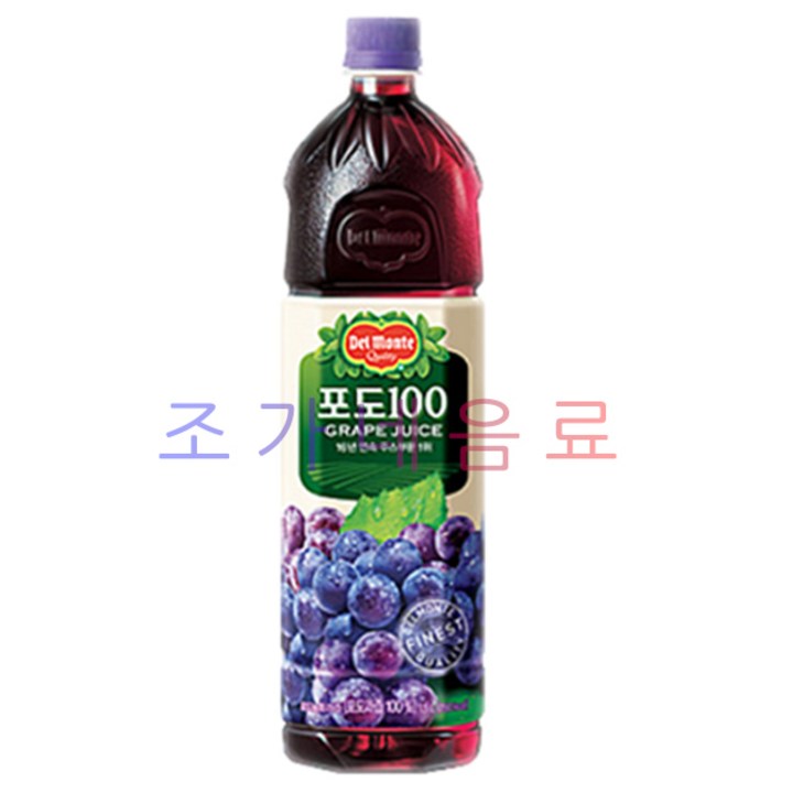 델몬트 포도100 주스, 1.5L, 6개