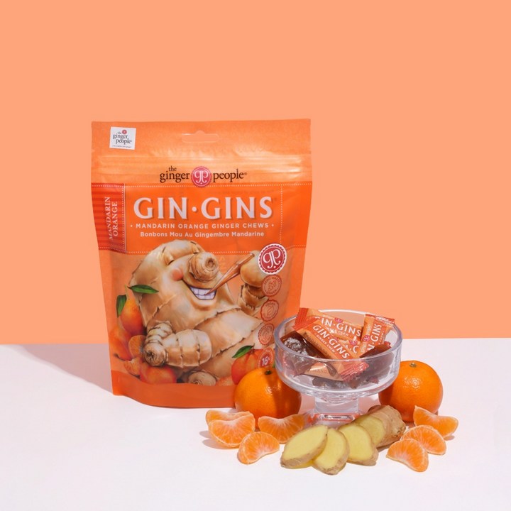 진저피플 생강사탕 진진스 생강 츄 만다린오렌지, 1개, 255g
