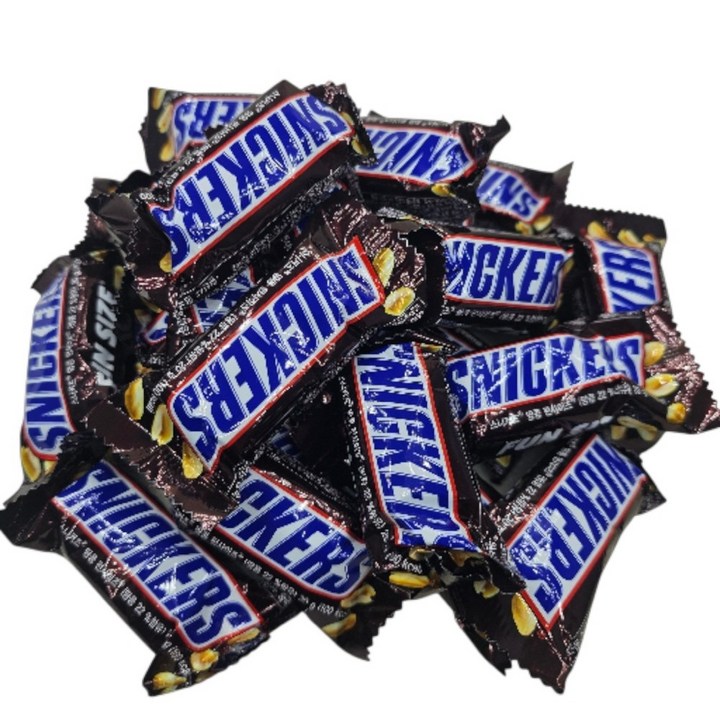 궁금한공작소 스니커즈 펀사이즈 미니초코바, 20g, 25개