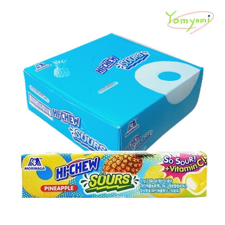 하이츄 사우어 파인애플 12p, 684g, 2개