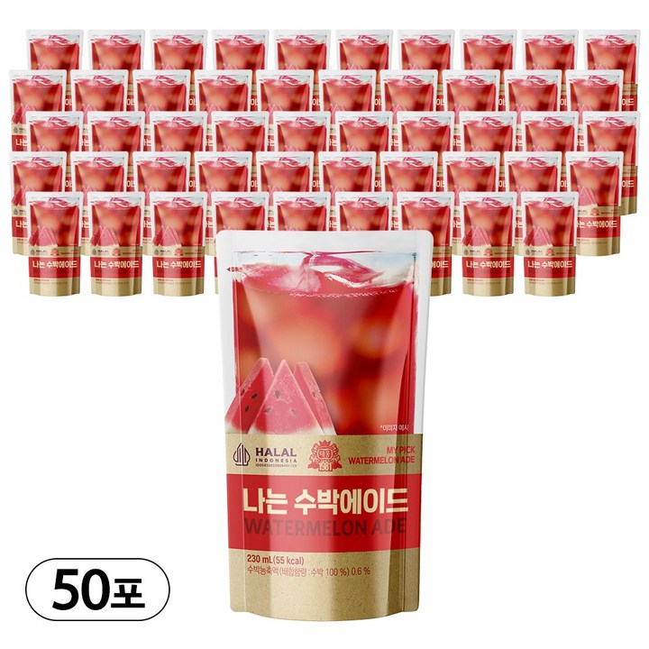 [태웅식품] 나는 수박에이드 230ml, 50개