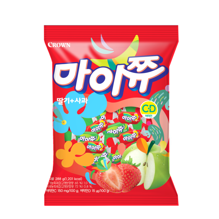 마이쮸 딸기사과, 288g, 3개