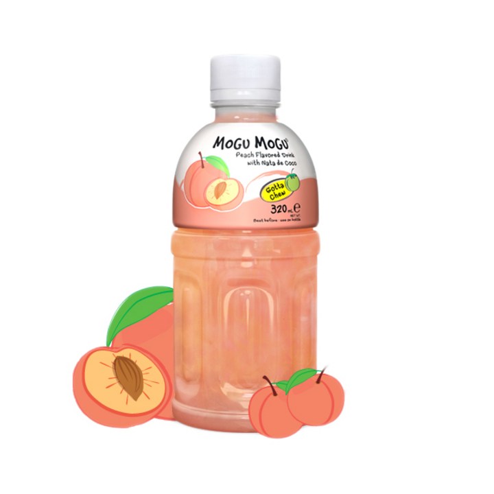 모구모구 복숭아맛 음료, 320ml, 24개