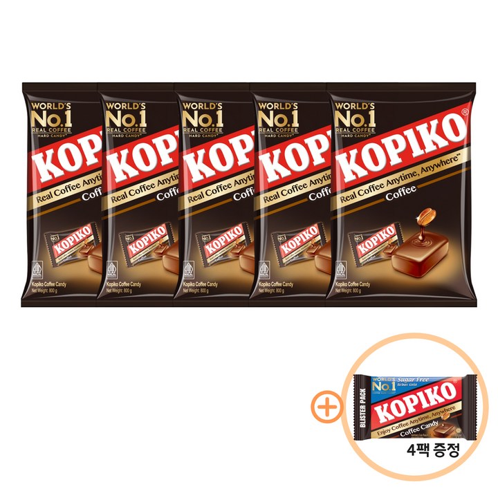 코피코 커피맛 캔디, 800g, 5개