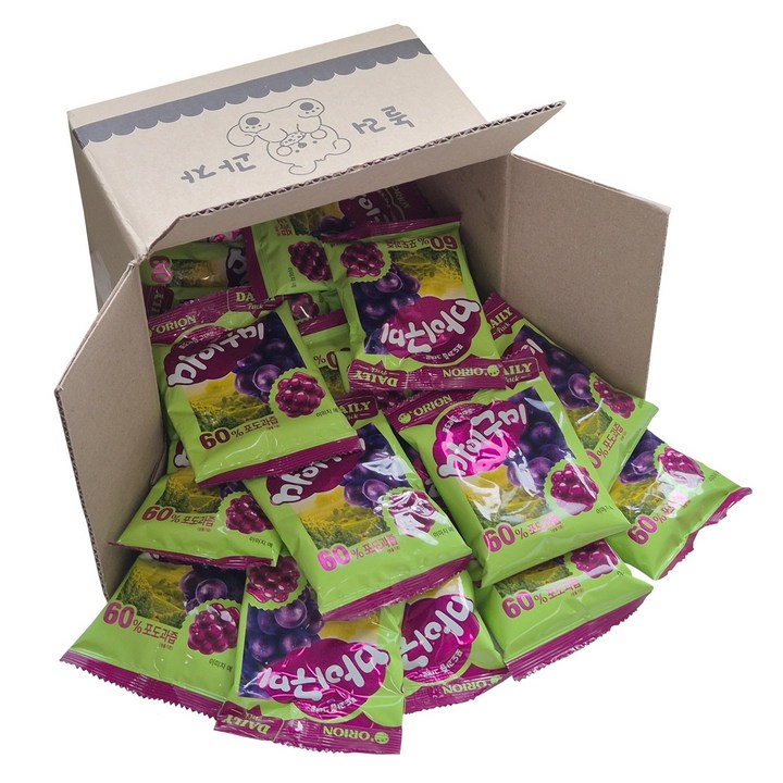 마이구미 오리온 젤리 포도 6개입, 5개, 259.2g