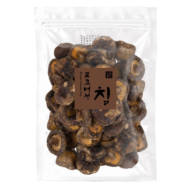 표고버섯칩 표고버섯 과자 스낵, 1개, 100g