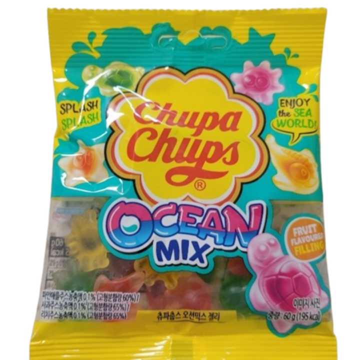 츄파춥스 오션믹스 젤리, 60g, 10개