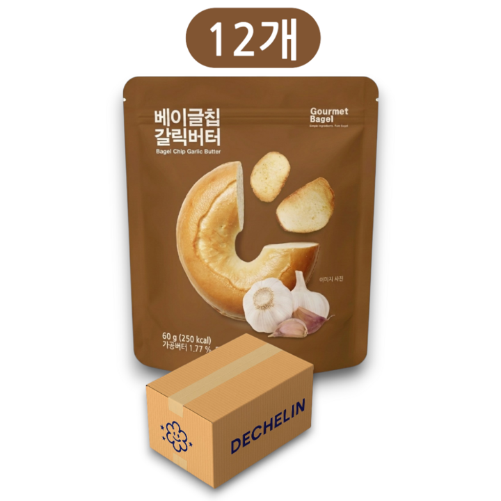 고메베이글 베이글칩 갈릭버터 대용량, 60g, 20개