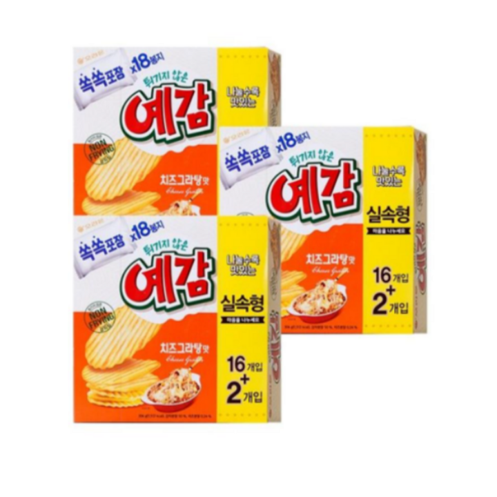 오리온 예감 치즈그라탕 18p, 306g, 3개