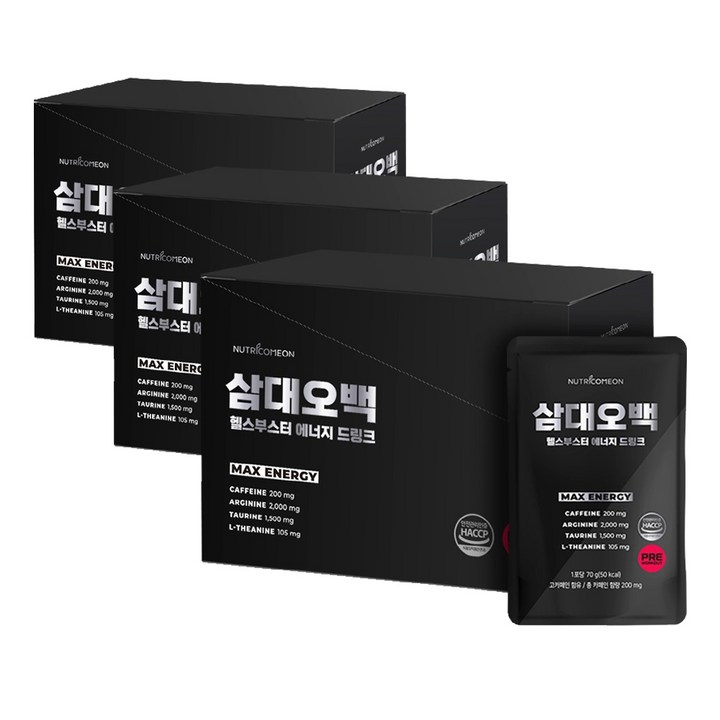 뉴트리커먼 삼대오백 헬스부스터 에너지 드링크, 1.05kg, 45포