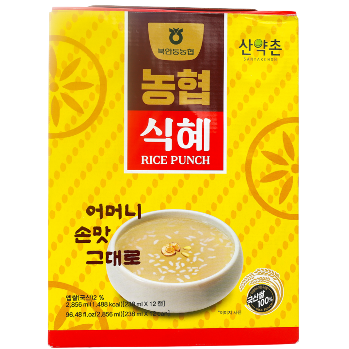 북안동농협 산약촌 식혜 238ml*12캔, 2.85L, 1개
