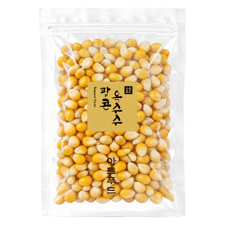 전자레인지 팝콘 옥수수 알갱이 팝콘용 옥수수, 1개, 1kg