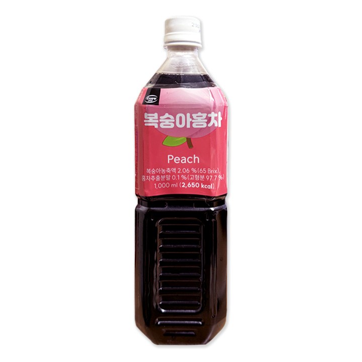 대호 카르페데이 복숭아홍차 액상, 1L, 2개