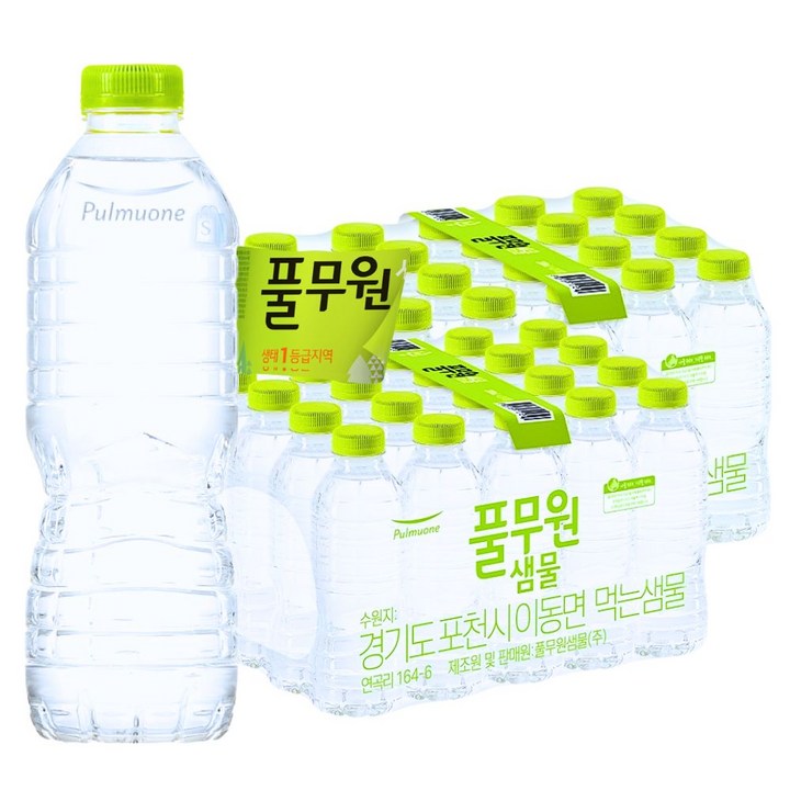 풀무원샘물 생수 무라벨, 330ml, 40개