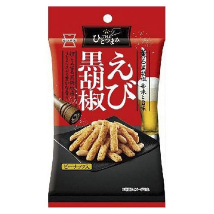 이와츠카제과 THE 한모금 새우 흑후추 50g, 1개