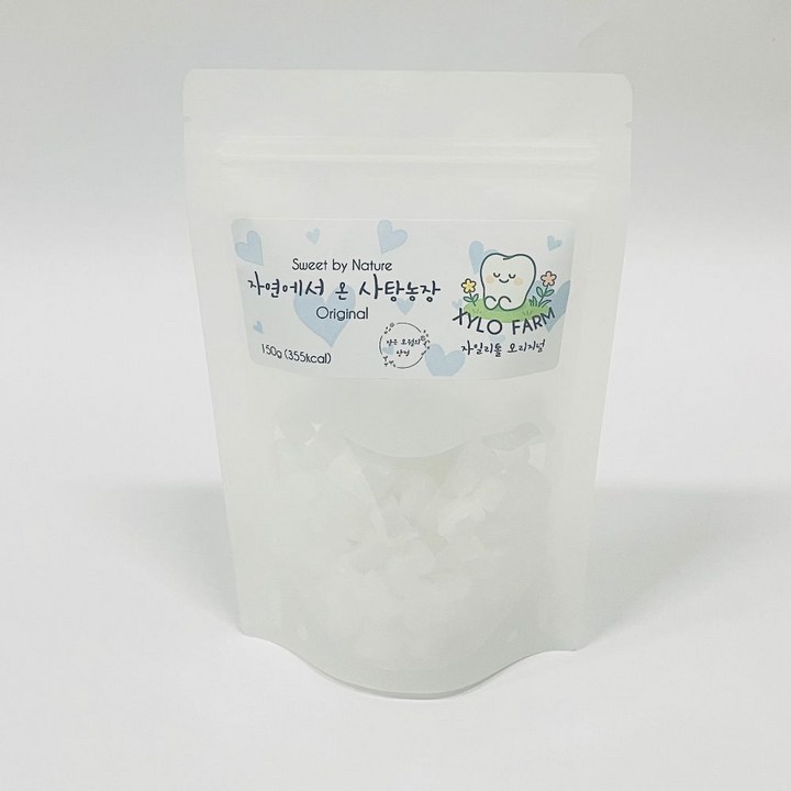 자일로팜 수제 자일리톨 사탕 하트 캔디 오리지널, 1개, 150g