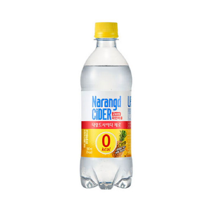 나랑드사이다 제로 파인애플, 500ml, 48개