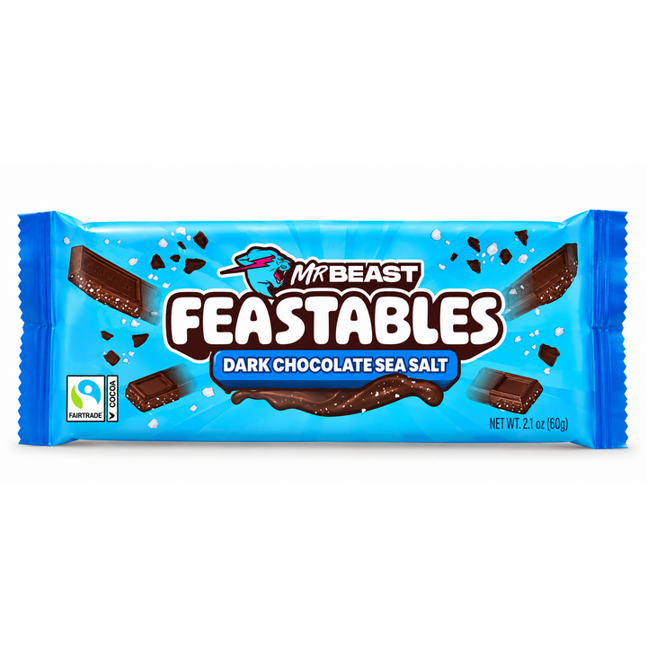 미스터비스트 피스터블 다크초콜릿씨솔트 초콜릿 사무실 탕비실 간식, 5개, 60g