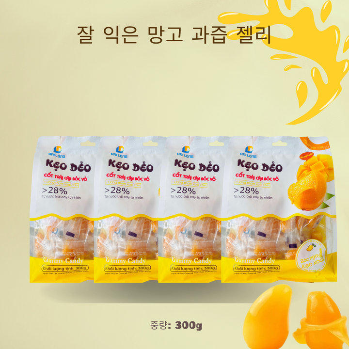 까먹는 망고 젤리, 3개, 300g